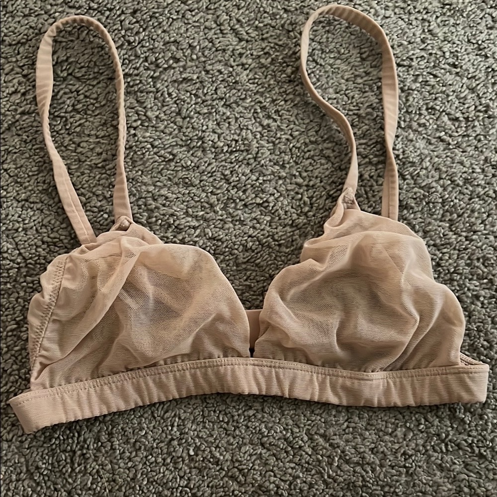 SKIMS Tan Minimalist Bralette Intimates